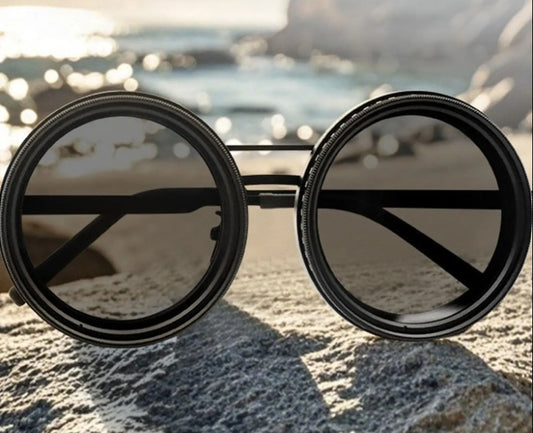 Lunettes de soleil polarisées à 9 niveaux de teintes réglable