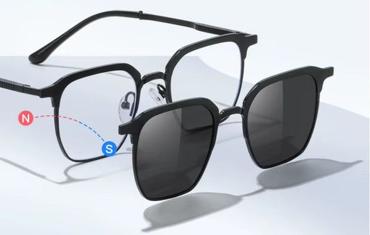 Lunettes soleil 3-en-1 polarisées & magnétiques